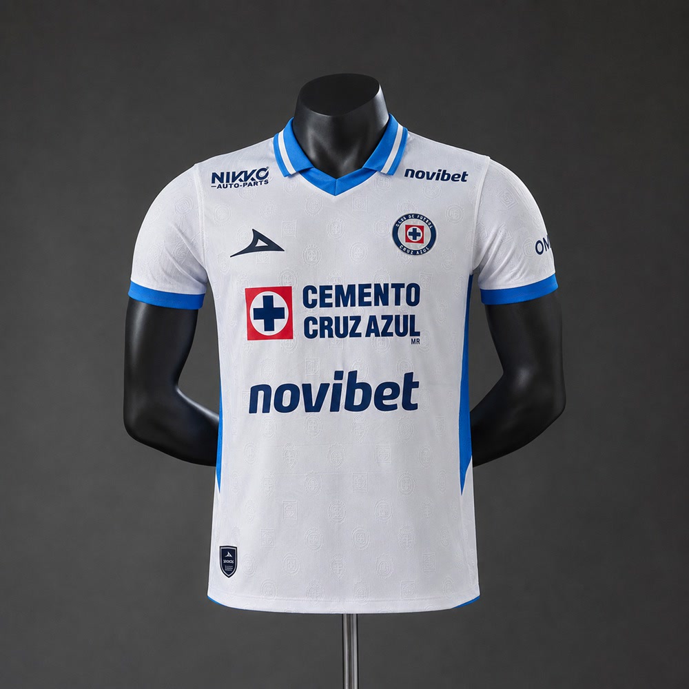 Camiseta Cruz Azul visitante 2026/27 versión jugador