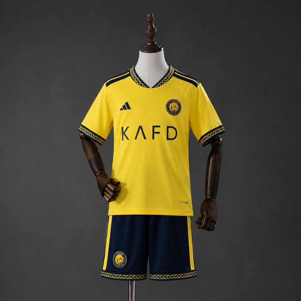 Conjunto infantil Al-Nassr local 2026/27