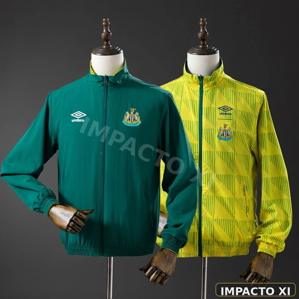 Chaqueta reversible Newcastle United · Army Green & Yellow