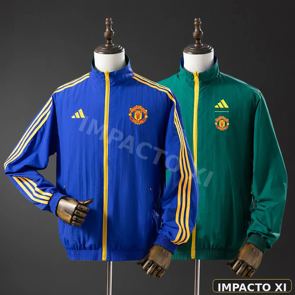Chaqueta reversible Manchester United · Blue & B Army Green