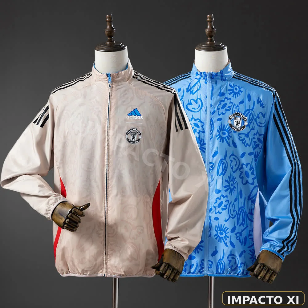 Chaqueta reversible Manchester United · Beige&Blue