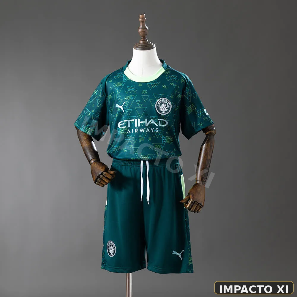 Camiseta Manchester City cuarta 2025/26 niño