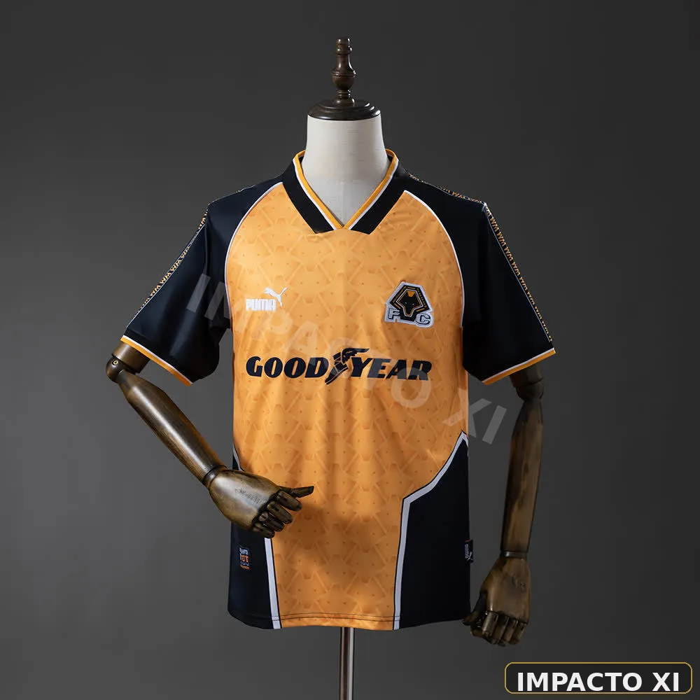 Camiseta retro Wolverhampton Wanderers local 1996/98