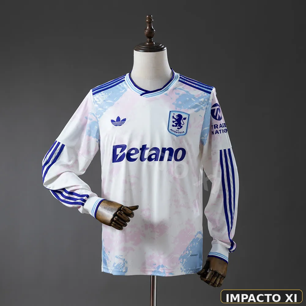 Camiseta Aston Villa tercera 2025/26 manga larga