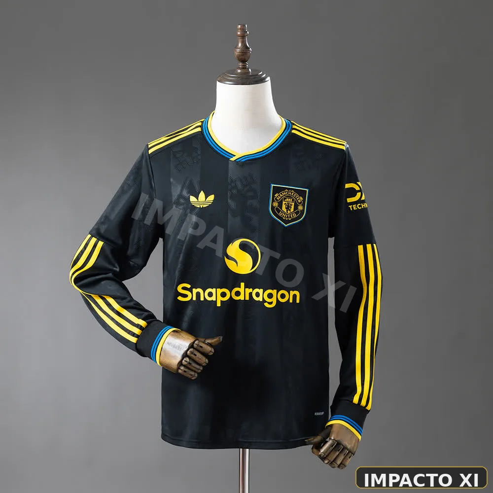 Camiseta Manchester United tercera 2025/26 manga larga