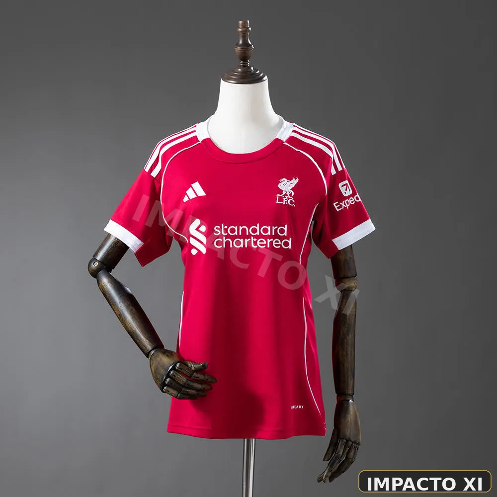 Camiseta Liverpool local 2025/26 mujer