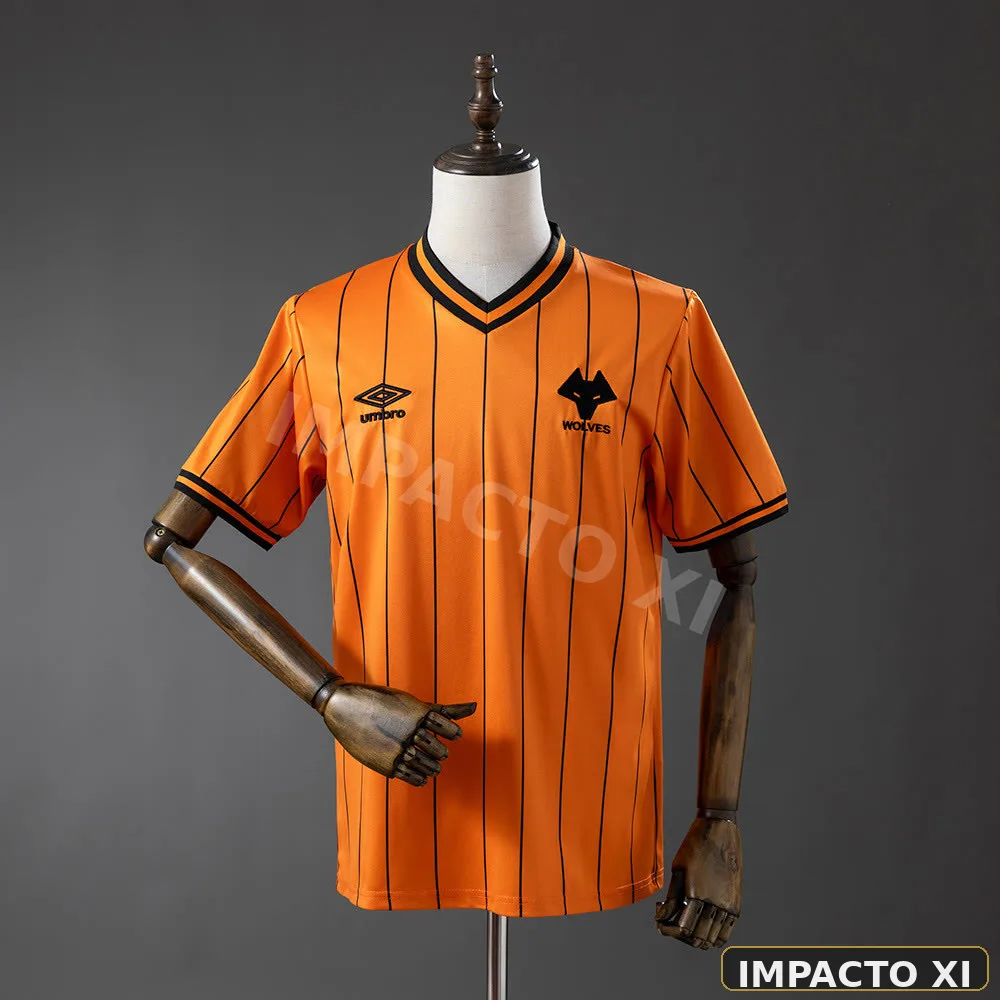 Camiseta retro Wolverhampton Wanderers local 1985/86