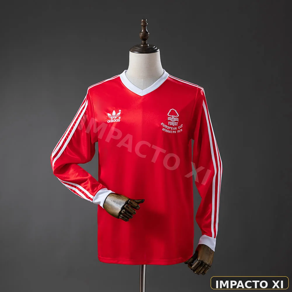 Camiseta retro Nottingham Forest local 1977/80 manga larga