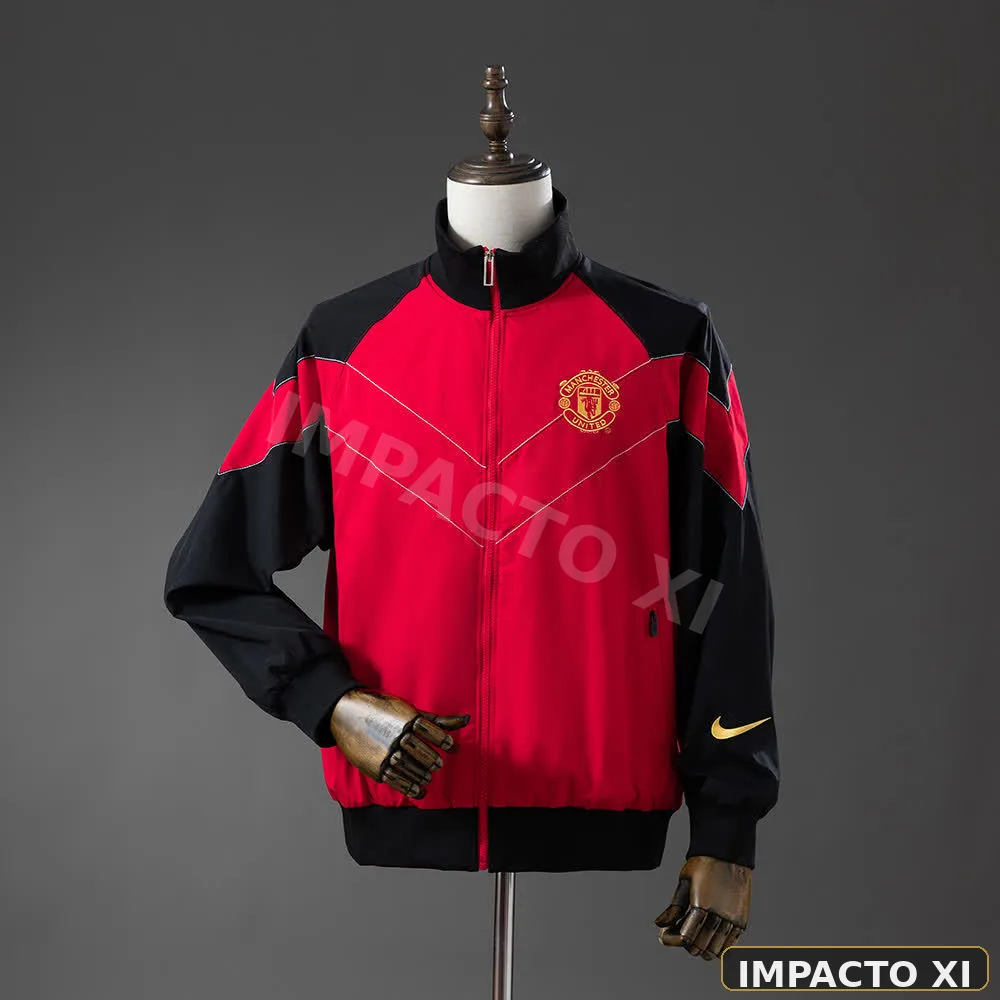 Cortavientos Manchester United 2006/07 · Black & Red