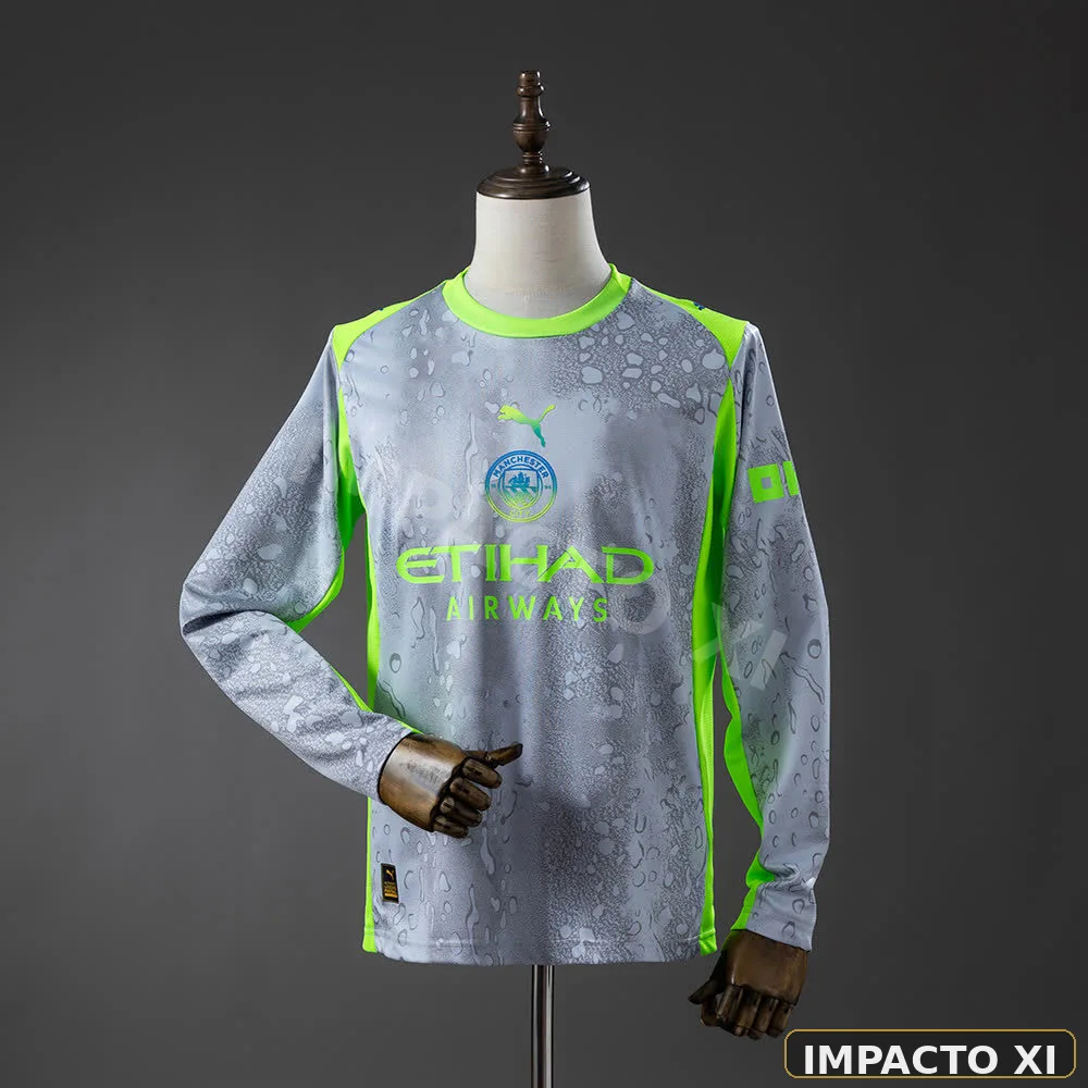 Camiseta Manchester City tercera 2025/26 manga larga