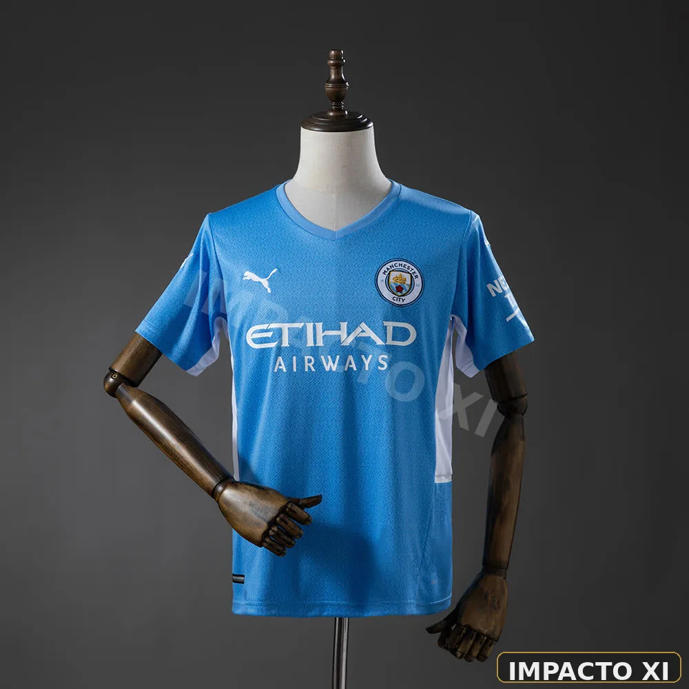 Camiseta retro Manchester City local 2021/22