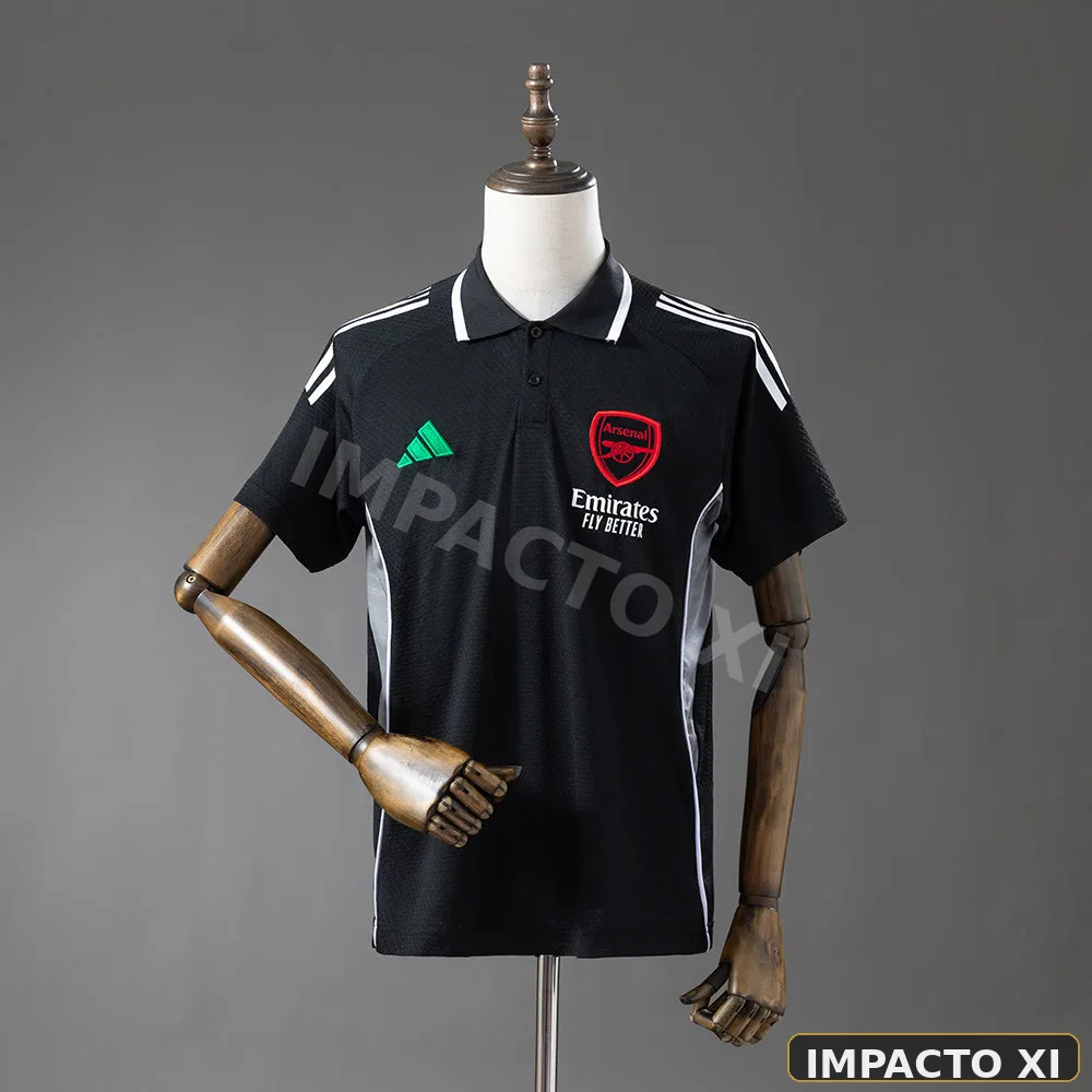 Polo Arsenal 2025/26 · Black
