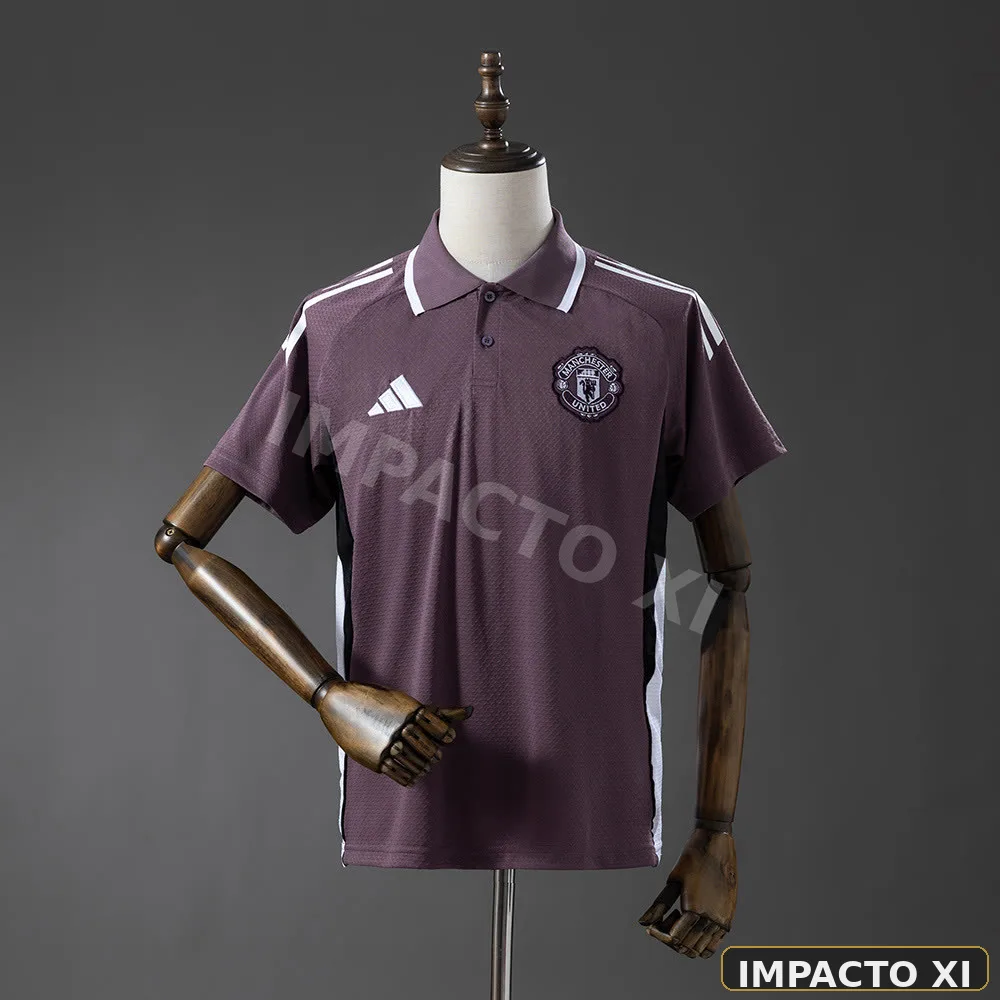 Polo Manchester United 2025/26 · Grey Purple
