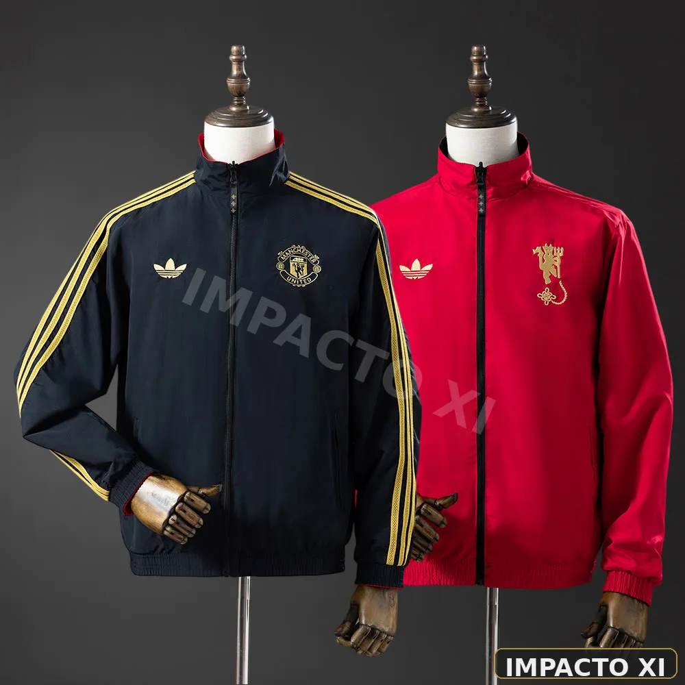 Chaqueta reversible Manchester United · Black & Red