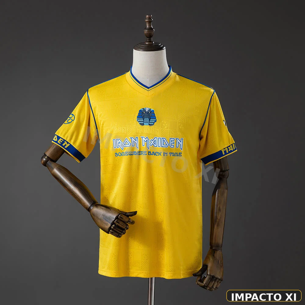 Camiseta retro West Ham United especial 2008 · Iron Maiden · Yellow