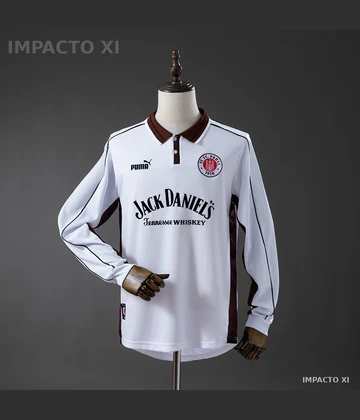 Camiseta FC St. Pauli local 1999/00 manga larga · Retro