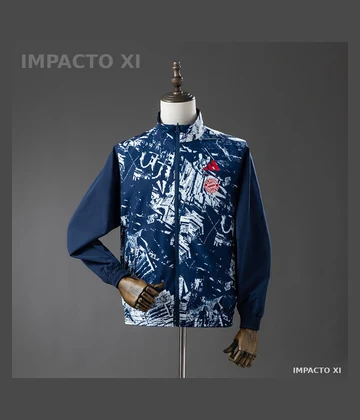 Cortavientos reversible Bayern MĂșnich 2025/26 · Azul marino