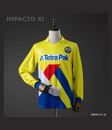 Camiseta Eintracht Frankfurt visitante 1993/96 manga larga · Retro
