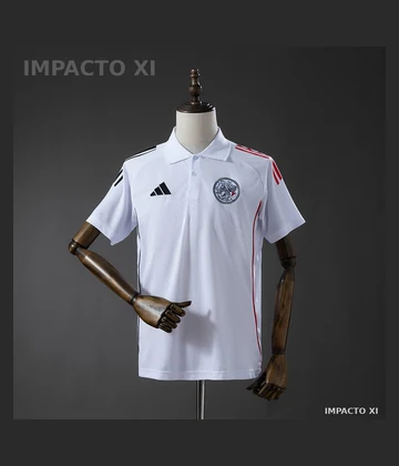 Polo Ajax 2025/26 · Blanco