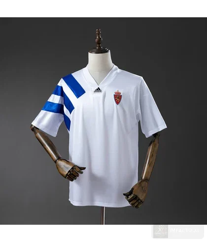 Camiseta Real Zaragoza equipación local 1992/93 · Retro