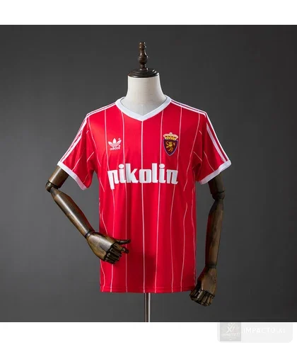 Camiseta Real Zaragoza equipación visitante 1983/84 · Retro