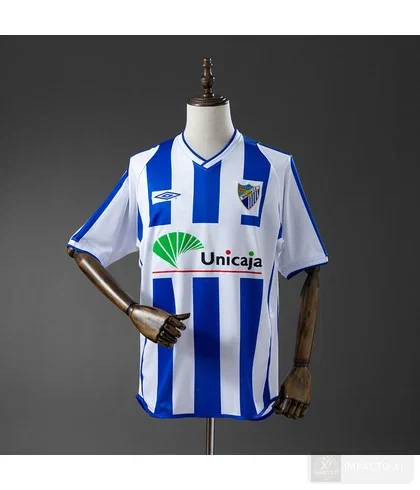 Camiseta Málaga equipación local 2001/02 · Retro