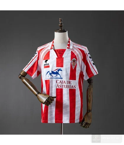 Camiseta Sporting de Gijón equipación local 1995/96 · Retro