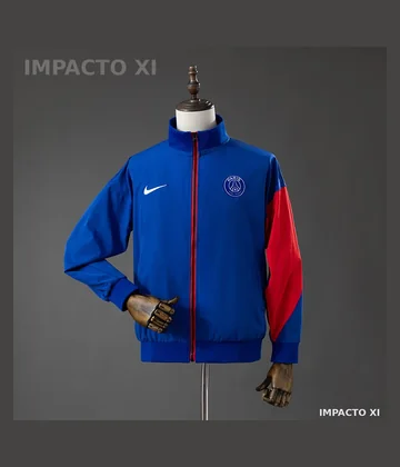 Cortavientos PSG 2025/26 · Azul oscuro