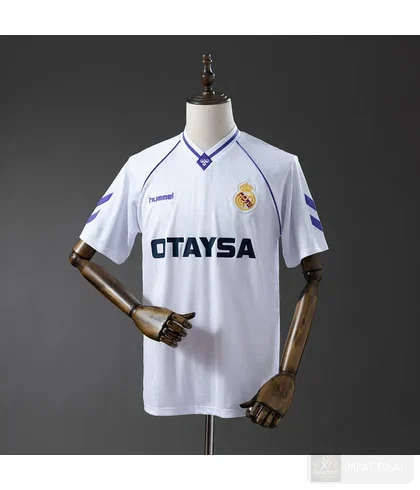 Camiseta Real Madrid equipación local 1990/91 · Retro