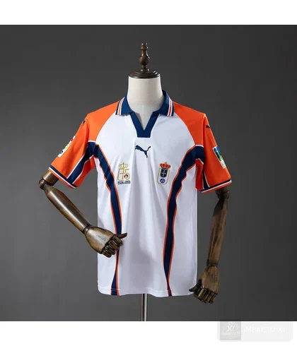Camiseta Real Oviedo equipación visitante 2001 · Retro