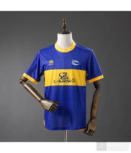 Camiseta Deportivo Alavés equipación local 2000/01 · Retro