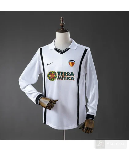 Camiseta Valencia 2000/01 · Manga larga · Retro