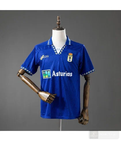 Camiseta Real Oviedo equipación local 1995/96 · Retro