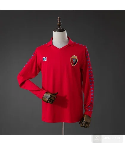 Camiseta Osasuna equipación local 1983 · Manga larga · Retro