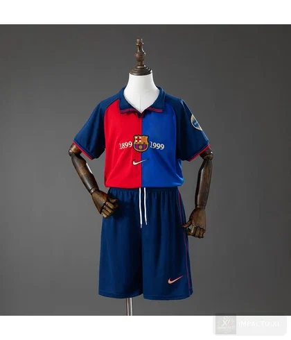 Conjunto infantil Barcelona edición especial · Retro · 100.º aniversario