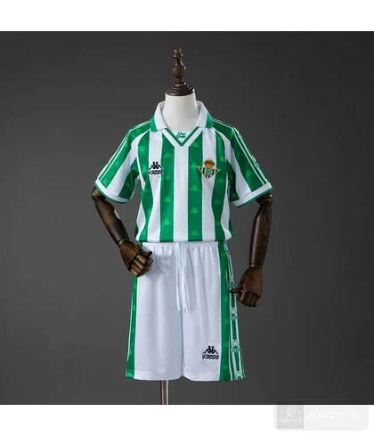 Conjunto infantil Real Betis equipación local 1995/97 · Retro