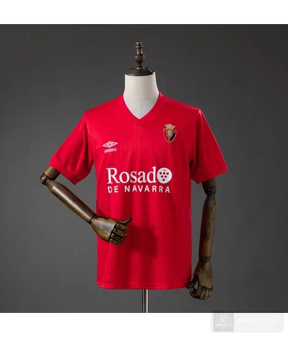Camiseta Osasuna equipación local 1987/88 · Retro