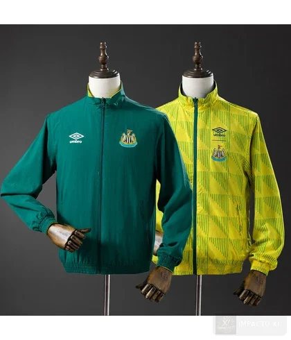 Chaqueta reversible Newcastle United · Army Green & Yellow