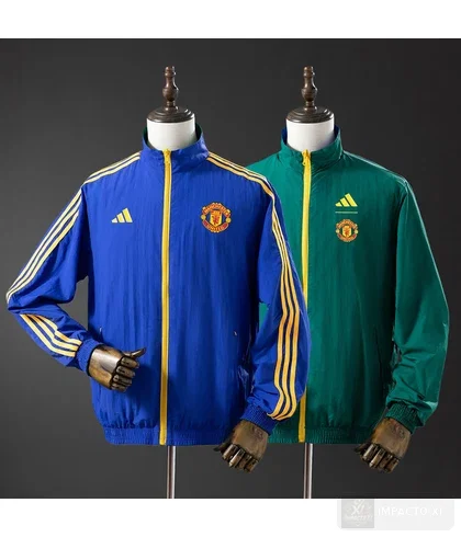 Chaqueta reversible Manchester United · Blue & B Army Green