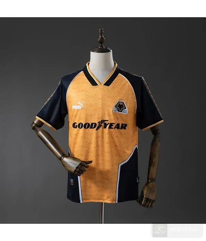 Camiseta retro Wolverhampton Wanderers local 1996/98