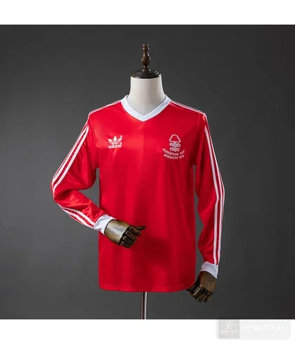 Camiseta retro Nottingham Forest local 1977/80 manga larga