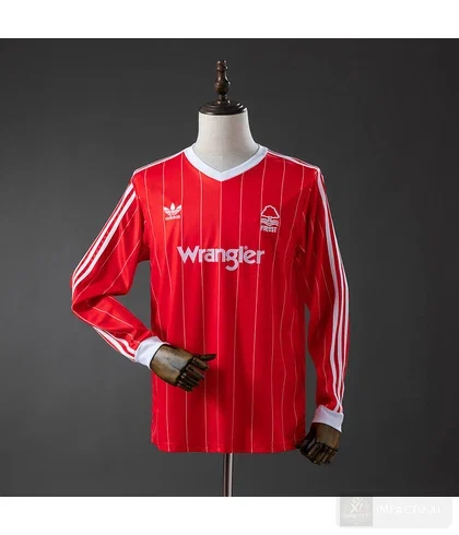 Camiseta retro Nottingham Forest visitante 1982/84 manga larga