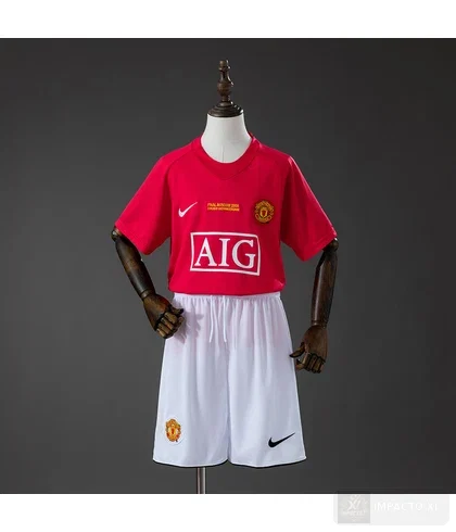 Camiseta retro Manchester United local 2007/08 niño