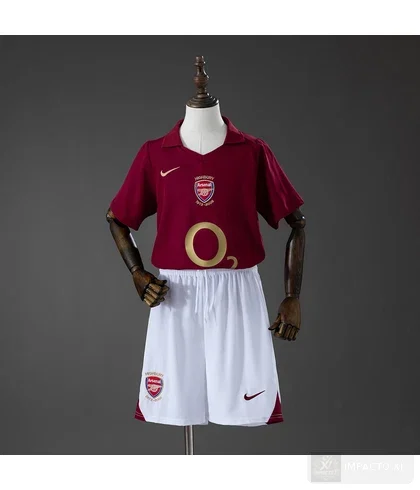 Camiseta retro Arsenal local 2005/06 niño