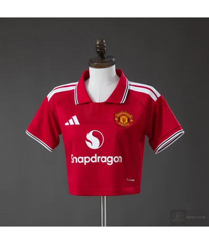 Top corto Manchester United local 2026/27 mujer