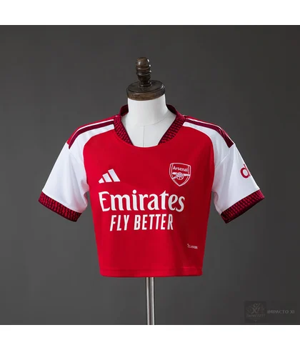 Top corto Arsenal local 2026/27 mujer versión jugador