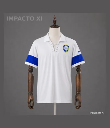 Camiseta Brasil especial 2004 · Retro · Blanco