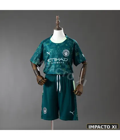 Camiseta Manchester City cuarta 2025/26 niño
