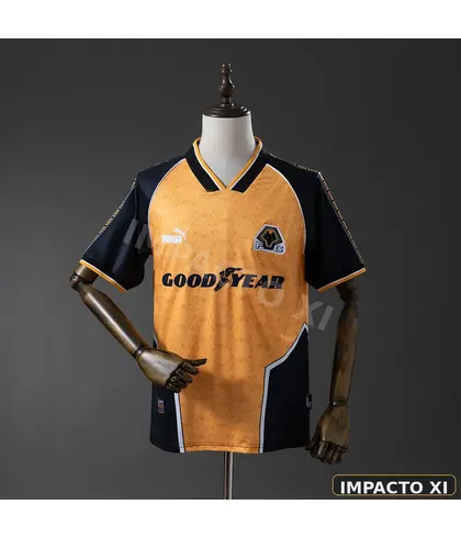 Camiseta retro Wolverhampton Wanderers local 1996/98