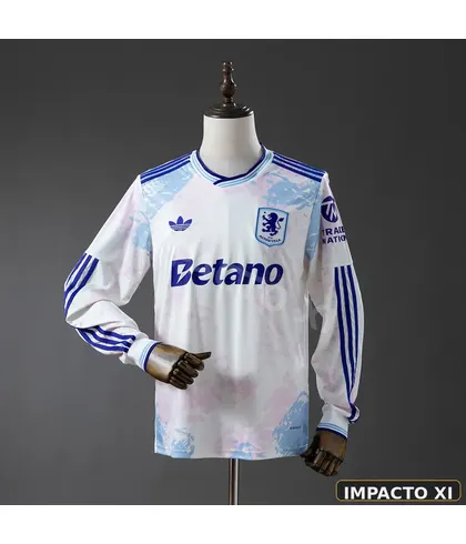 Camiseta Aston Villa tercera 2025/26 manga larga
